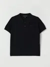 Emporio Armani Logo-embroidered Knit Polo Shirt In Animal Print