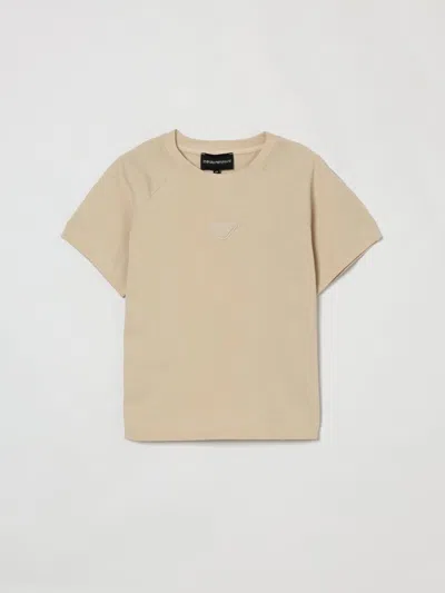 Emporio Armani T-shirt Kids  In Brown