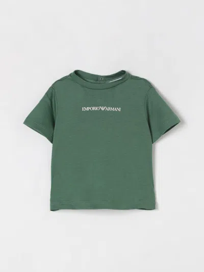 Emporio Armani Babies' T-shirt  Kids Color Green In Grün