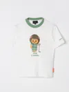 Emporio Armani Cotton Lion Golf T-shirt In White
