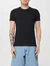 Emporio Armani Logo-patch Short-sleeved T-shirt In Black
