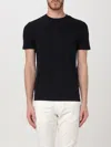 Emporio Armani Man T-shirt Black Size S Cotton, Linen In Schwarz