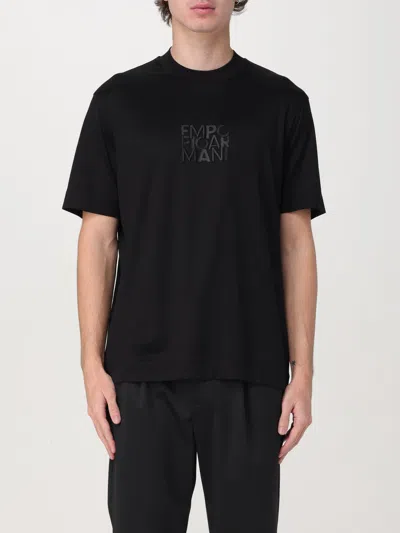 Emporio Armani T-shirt  Men Color Black In Schwarz