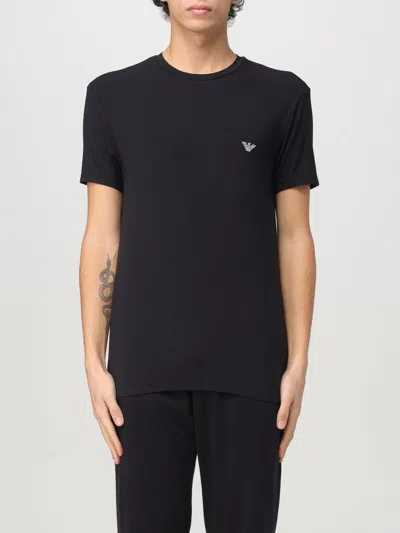 Emporio Armani T-shirt  Men Color Black In Schwarz