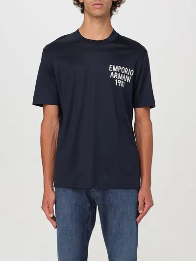 Emporio Armani T-shirt  Men Color Blue 1 In 蓝色 1