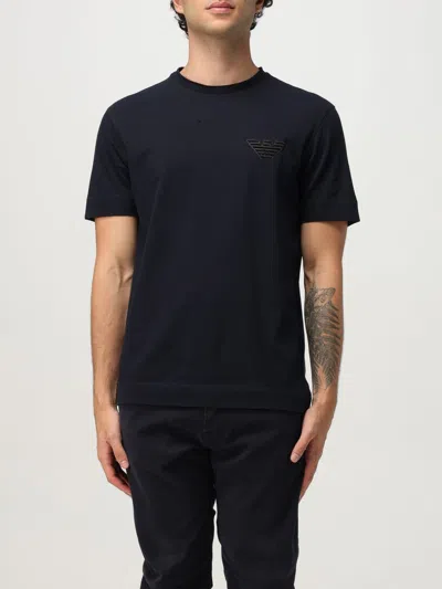 Emporio Armani T-shirt  Men Color Blue