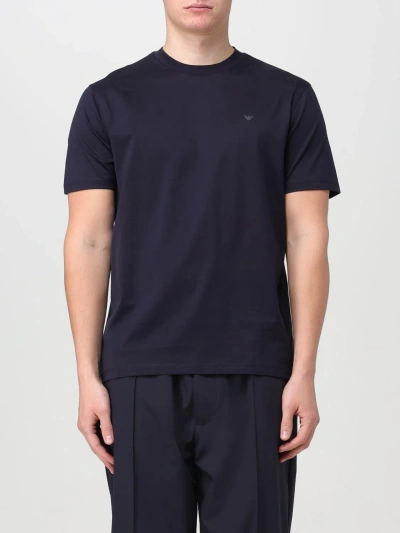 Emporio Armani T-shirt  Men Color Blue