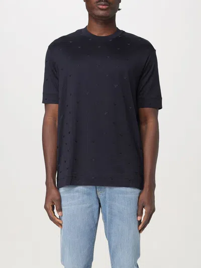 EMPORIO ARMANI T-SHIRT EMPORIO ARMANI MEN COLOR BLUE,422336009