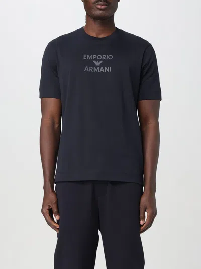 EMPORIO ARMANI T-SHIRT EMPORIO ARMANI MEN COLOR BLUE,G71967009