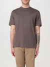 Emporio Armani Travel Essential Iconic T-shirt In Brown