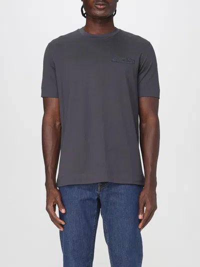Emporio Armani T-shirt  Men Color Charcoal In Gray