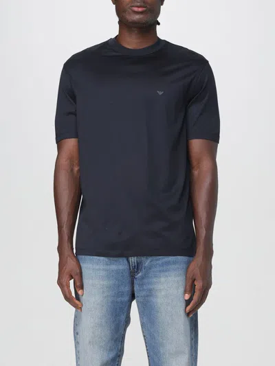 Emporio Armani T-shirt  Men Color Navy In Blue