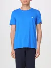 Emporio Armani Mens Eagle Logo Beach T-shirt In Royal