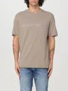Emporio Armani T-shirt  Men Color Smoke Grey In Beige