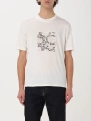 Emporio Armani T-shirt  Men Color Yellow In Degradevanilla