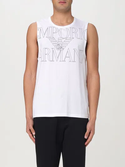 Emporio Armani T-shirt  Swimwear Men Color White