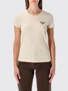 Emporio Armani New York Capsule Collection Oversized Printed Jersey T-shirt In Neutral