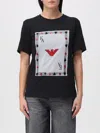 Emporio Armani Short Sleeve T-shirt In Black