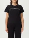 Emporio Armani Navy Blue Logo Cotton Shirt