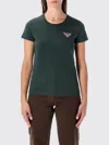 Emporio Armani New York Capsule Collection Oversized Printed Jersey T-shirt In Green