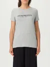 Emporio Armani Grey Crewneck Cotton T-shirt