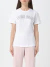 Emporio Armani Woman T-shirt White Size L Cotton In White