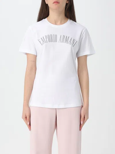 EMPORIO ARMANI T-SHIRT EMPORIO ARMANI WOMAN COLOR WHITE,402167001