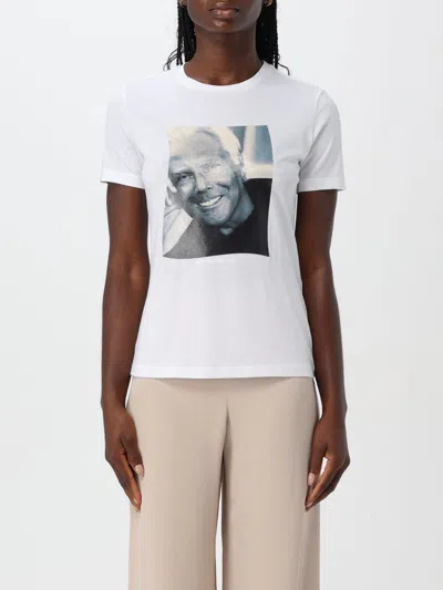 Emporio Armani T-shirt  Woman Color White In Weiss