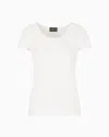 Emporio Armani T-shirt En Jersey Effet Gaufré