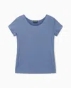 Emporio Armani T-shirt En Jersey Effet Gaufré