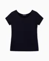 Emporio Armani T-shirt En Jersey Effet Gaufré
