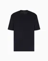 Emporio Armani Icon Viscose-blend Jacquard Jersey Jumper With Op-art Motif