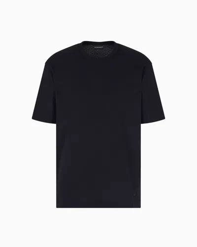 EMPORIO ARMANI ASV JACQUARD JERSEY T-SHIRT