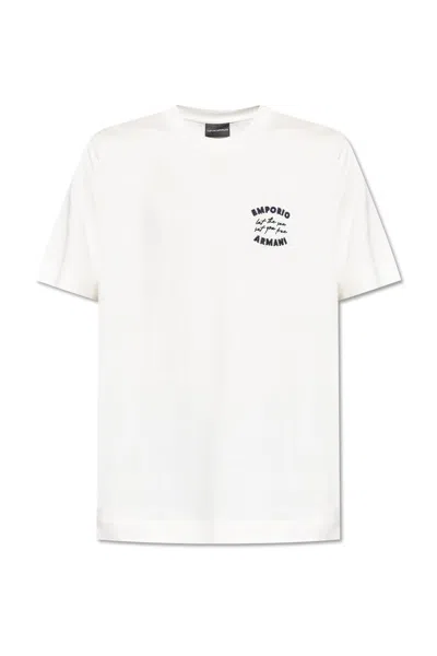 EMPORIO ARMANI EMPORIO ARMANI T-SHIRT FROM THE SUSTAINABILITY COLLECTION
