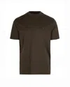 Emporio Armani T-shirt Girocollo Marrone In Brown