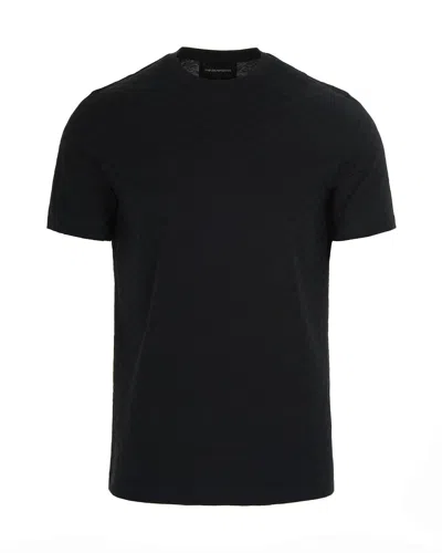 EMPORIO ARMANI BLUE JERSEY T-SHIRT