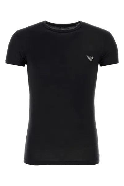 Emporio Armani T-shirt-xl Nd  Male In Black