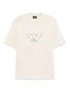 Emporio Armani Short-sleeved T-shirt In Light Beige