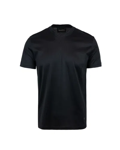 Emporio Armani Basic Line T-shirt In Black