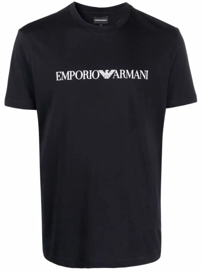 Emporio Armani T-shirt In Nero