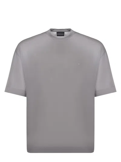 Emporio Armani T-shirt Made Of Cotton. In Grey