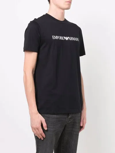 Emporio Armani T-shirt Man In Blu