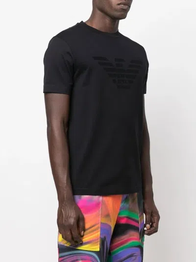 Emporio Armani T-shirt Man In Blue