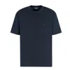 Emporio Armani Logo-embroidered Crew-neck T-shirt