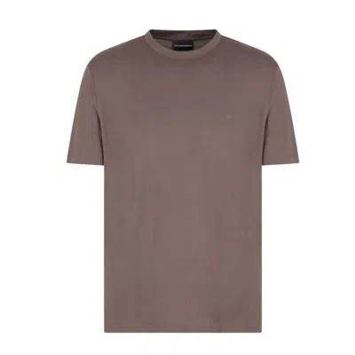 Emporio Armani T-shirt Man  - T-shirt - Brown