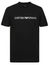 Emporio Armani T-shirt With Round Neck And Short Sleeves In Nero