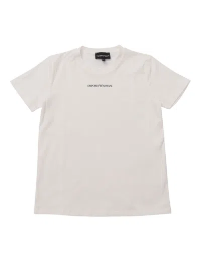 Emporio Armani Kids' T-shirt In White