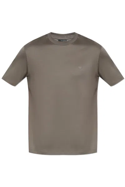 EMPORIO ARMANI EMPORIO ARMANI T-SHIRT WITH A RUBBER LOGO