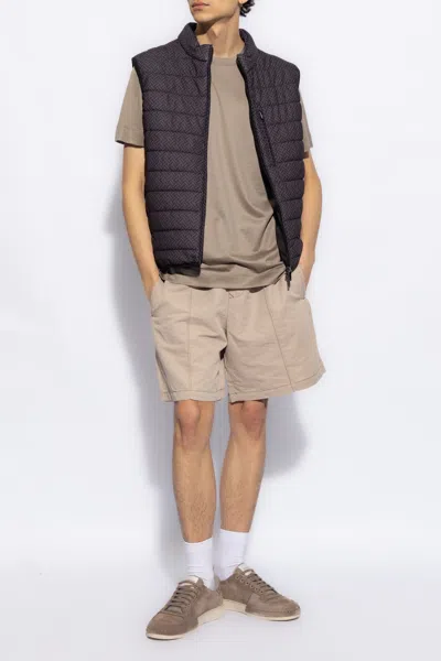 Emporio Armani T-shirt With Logo In Neutral