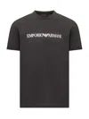 Emporio Armani T-shirt With Logo In Black